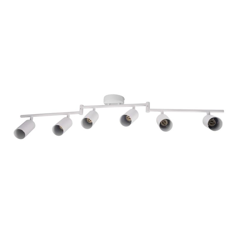 Светильник PCL-0606 6xGU10 IP20 230В WH настен./потолочн. декор. под лампу JazzWay 5066786