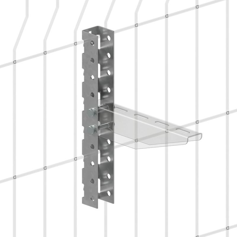 Комплект крепления консоли KBO к сетчатым ограждениям 300мм КМ LO67747