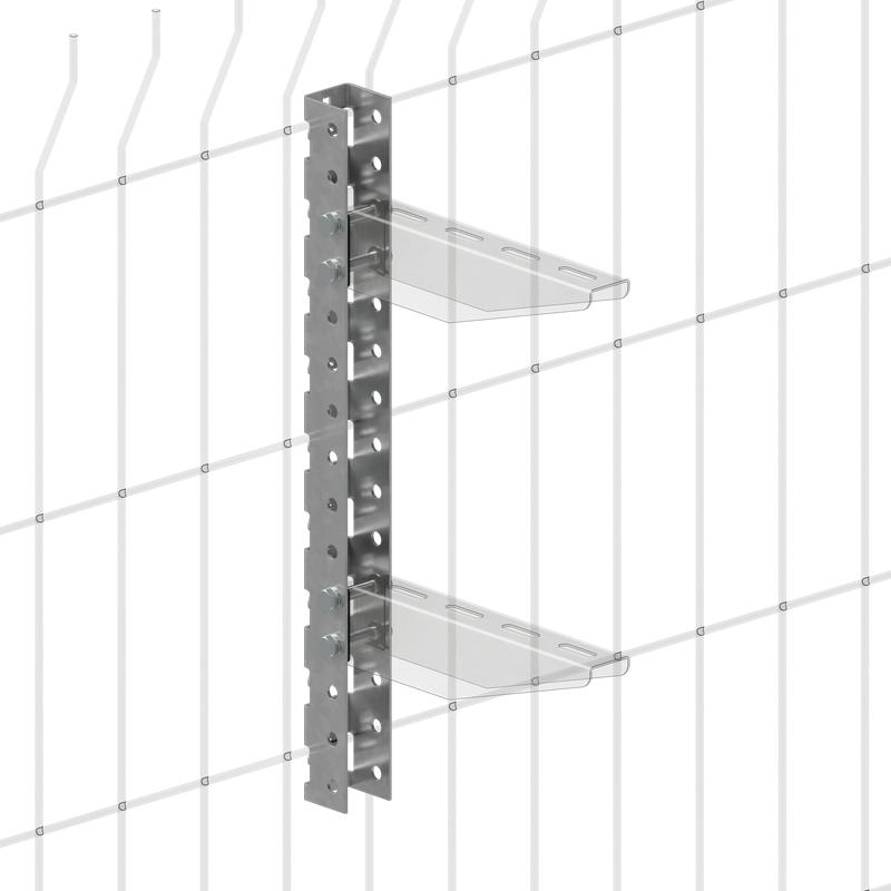 Комплект крепления консоли KBO к сетчатым ограждениям 450мм HD КМ LO67943