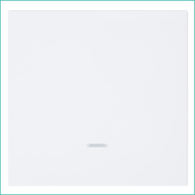 Выключатель 1-кл. СП FD 10А IP20 с подсветкой с накладкой механизм бел. матов. soft touch Jasmart FD3011NPWM