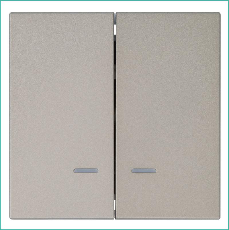 Выключатель 2-кл. СП FD 10А IP20 с подсветкой с накладкой механизм бронза Jasmart FD3023NBR