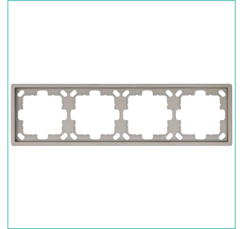 Рамка 4-м СП FD бронза Jasmart FD1004BR