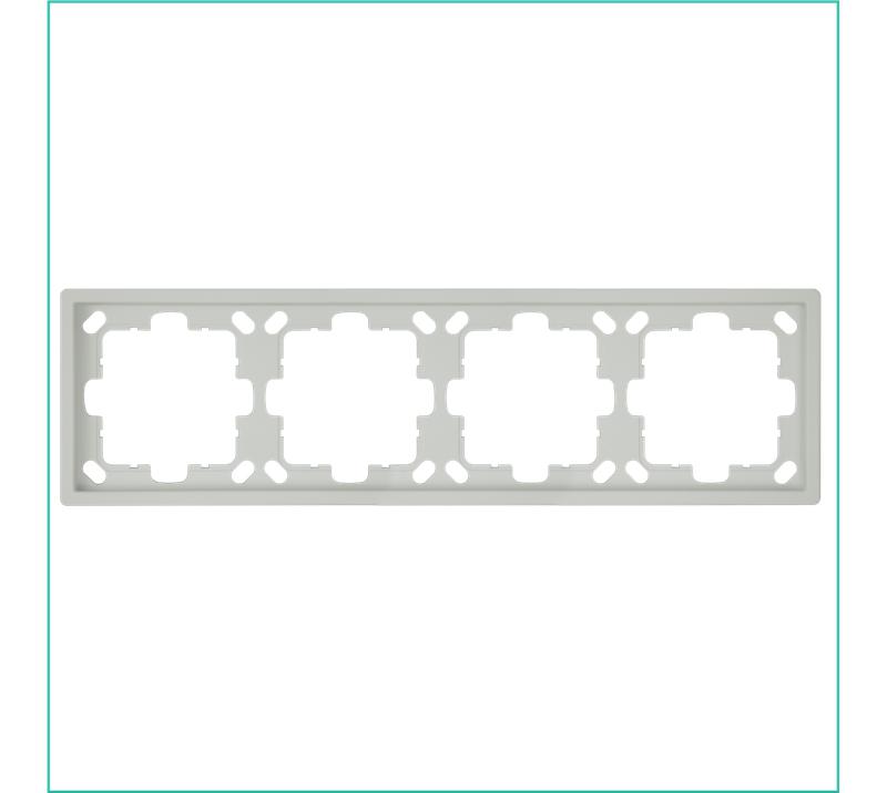 Рамка 4-м СП FD тауп матов. soft touch Jasmart FD1004PTM