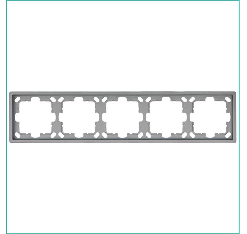 Рамка 5-м СП FD никель Jasmart FD1005NI