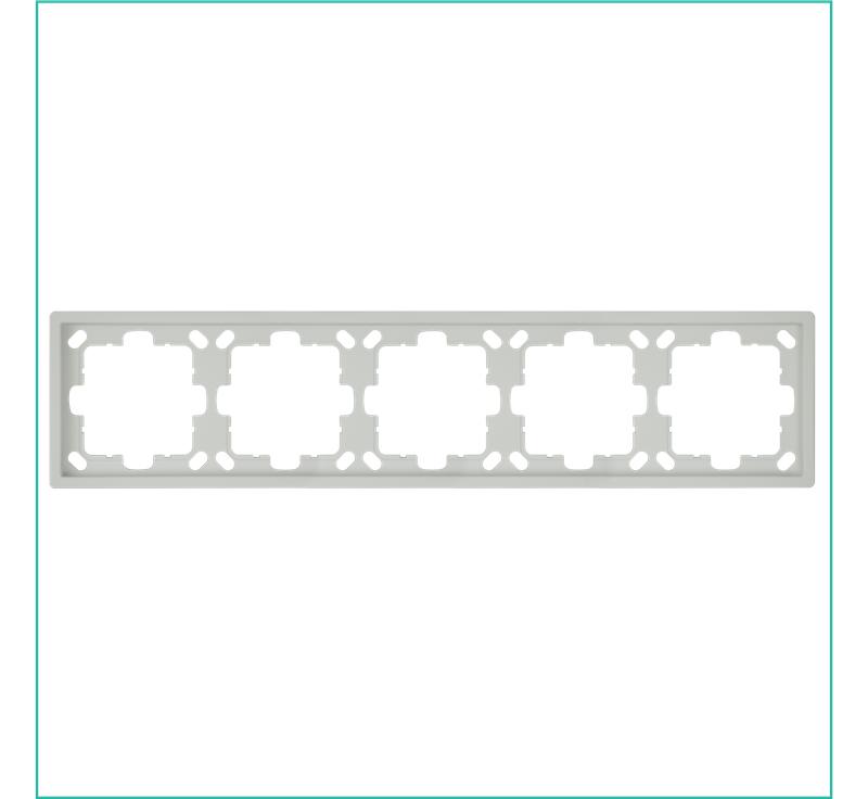 Рамка 5-м СП FD тауп матов. soft touch Jasmart FD1005PTM