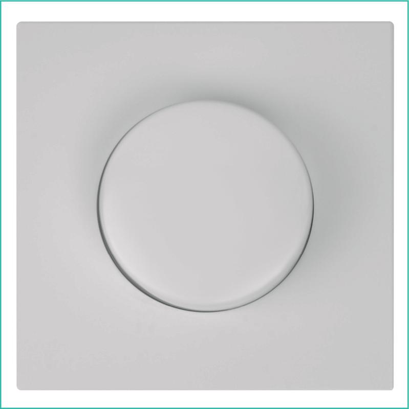 Светорегулятор поворотно-нажимной (диммер) СП FD LED 30-400Вт 1gang 2way с накладкой механизм тауп матов. soft touch Jasmart FD4012PTM