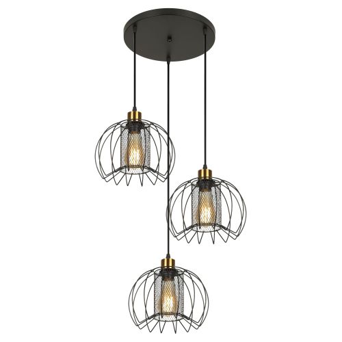 Светильник Adelaida 5108-203 60Вт 3хЕ27 (подвес) подвесной лофт-кантри Rivoli Б0069909