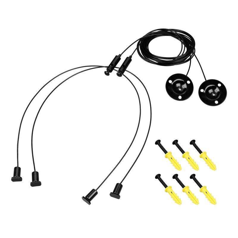 Подвес LINE-6070 2х2м Set BLACK (Pad 9х2мм) метал. Arlight 056257