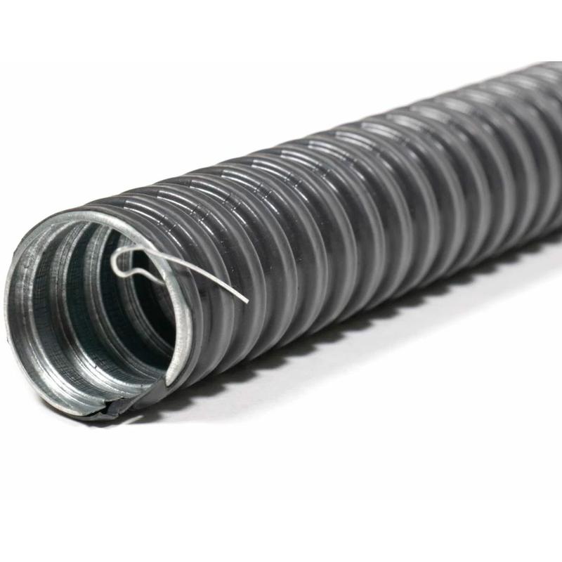 Металлорукав в ПВХ изоляции Р3-ЦПнг LS 18 (уп.50м) ГОФРОМАТИК zeta44121