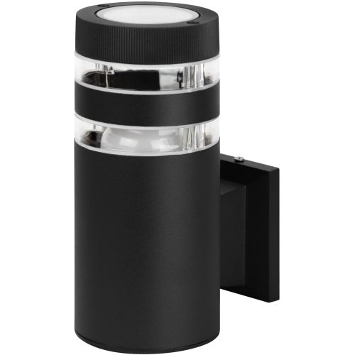 Светильник "Адрия" GBW-102-BL-0200 max 30Вт 1хE27 IP54 230В 200х150х90мм уличный настен. вверх черн. Эра Б0069594