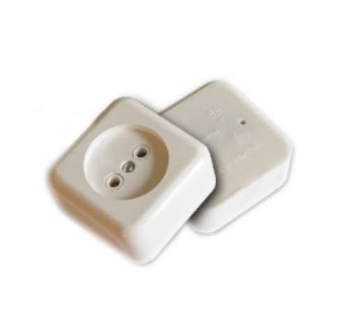 Розетка 1-м ОП 16А IP20 без заземл. с монтаж. панелью бел. БЕЛТИЗ РА 16-019