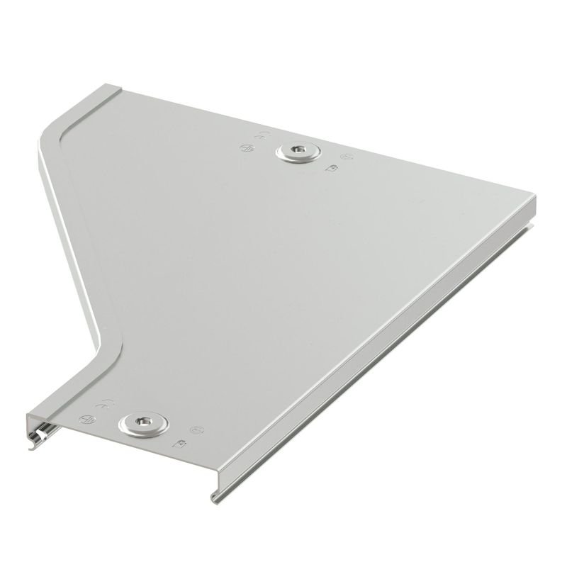 Крышка на переходник RRS левосторон. 200/100 в комплекте с метизами и пластинами PTCE цинк-ламель DKC 38165KZL