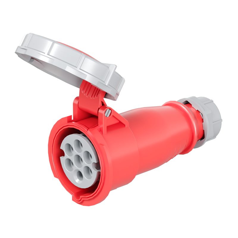 Розетка кабельная CS 32А 7п 6P+E 400В IP67 DKC CS676-032-40