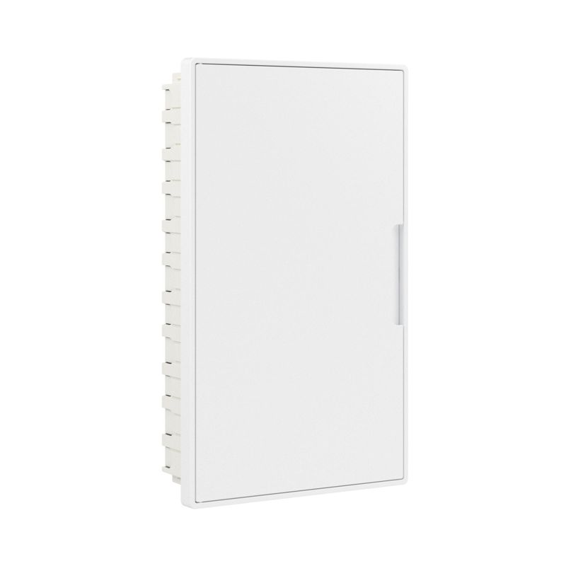 Щиток встраиваемый FRAME 36мод. слаботочный с бел. дверцей с монтажн. платой в комплекте с 2 розетками Viva (арт. 45005) и 2 коробками PDD (арт. 10033) бел. DKC F36B4WW