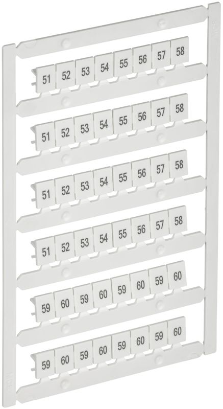 Маркер для CTS 6кв.мм/CP 10кв.мм "51-60" ARMAFIX IEK AF-CT10D-M-006-06