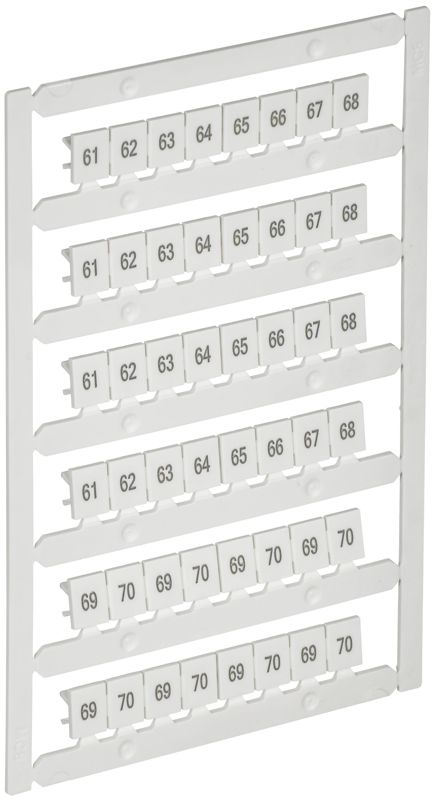 Маркер для CTS 6кв.мм/CP 10кв.мм "61-70" ARMAFIX IEK AF-CT10D-M-006-07