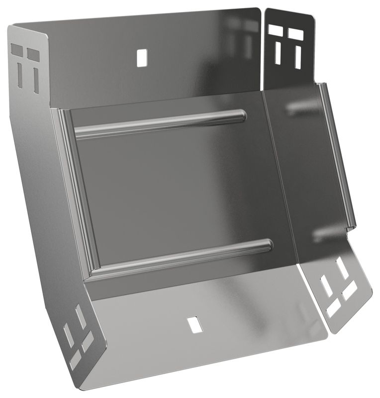 Угол для лотка вертикал. внутр. 45град. 150х100 сталь 0.8мм ESCA 5 IEK ES5-PN-45-100-150-08