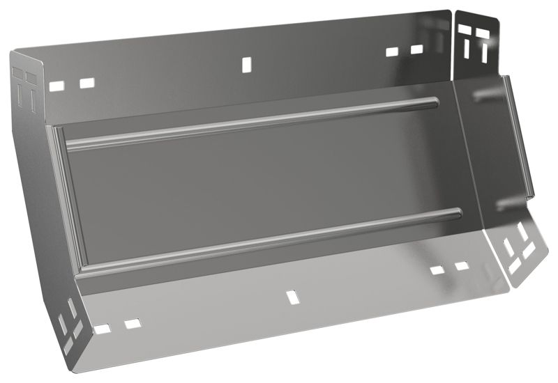 Угол для лотка вертикал. внутр. 45град. 300х100 сталь 0.8мм ESCA 5 IEK ES5-PN-45-100-300-08
