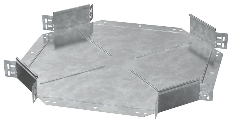 Ответвитель для лотка 100х400 0.8мм HDZ ESCA 5 IEK ES5-KR-100-400-08-HDZ