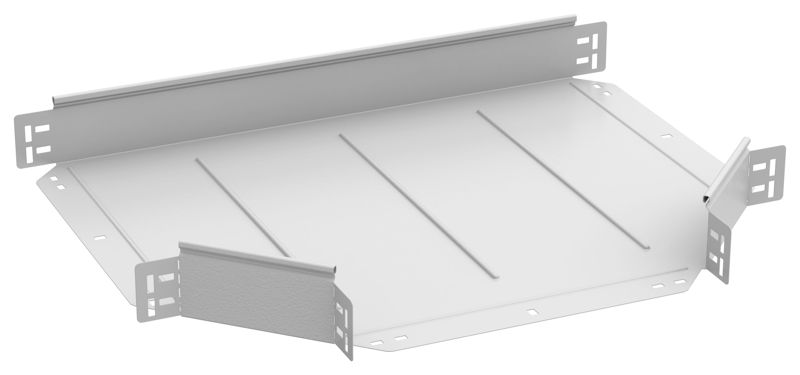 Ответвитель для лотка Т-образ. 100х400 0.8мм RAL 9016 ESCA 5 IEK ES5-RT-100-400-08-RGA