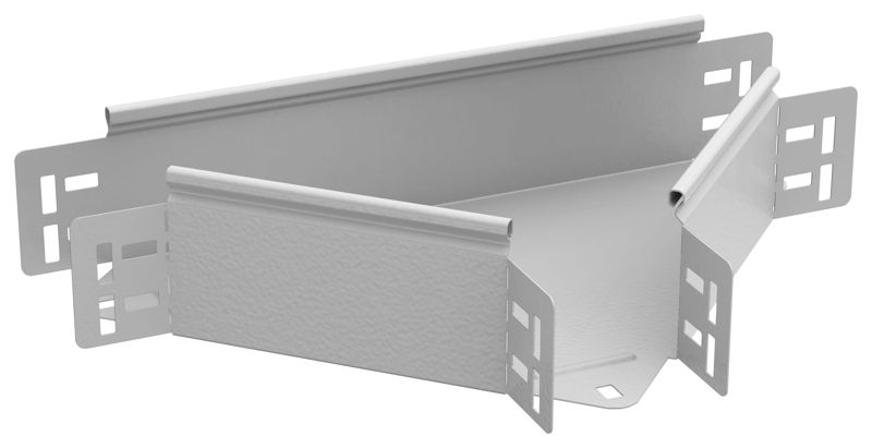 Ответвитель для лотка Т-образ. 80х80 0.8мм RAL 9016 ESCA 5 IEK ES5-RT-080-080-08-RGA