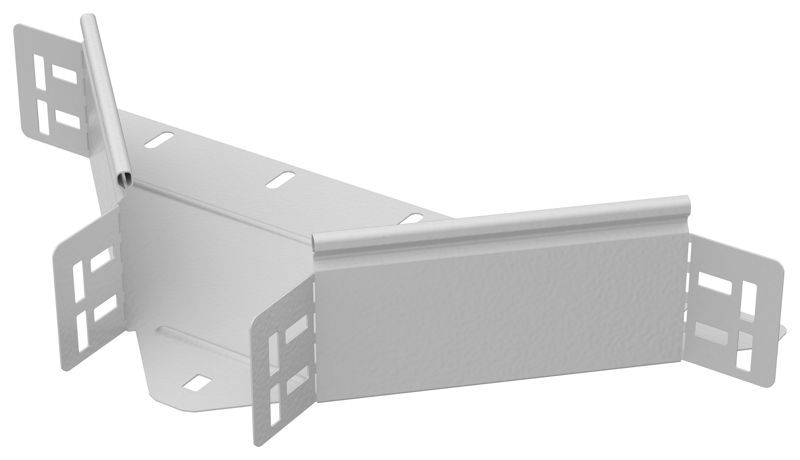 Отвод Т-образный 100х100 0.8мм RAL 9016 ESCA 5 IEK ES5-OT-100-100-08-RGA