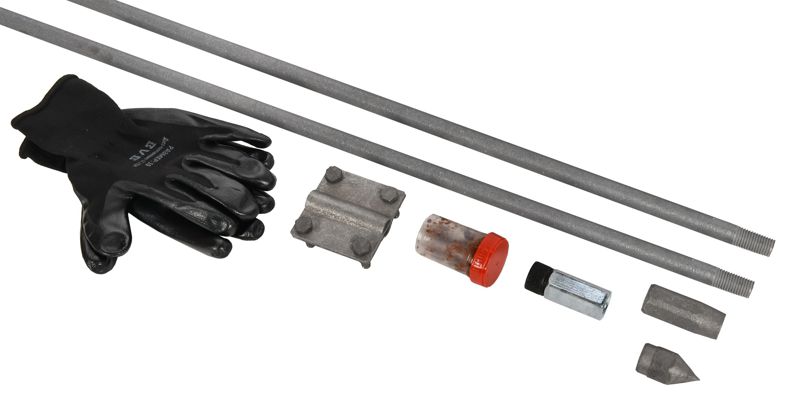 Комплект заземления 4.5/16 оцинк. сталь IEK ZKZ10-11-016-04