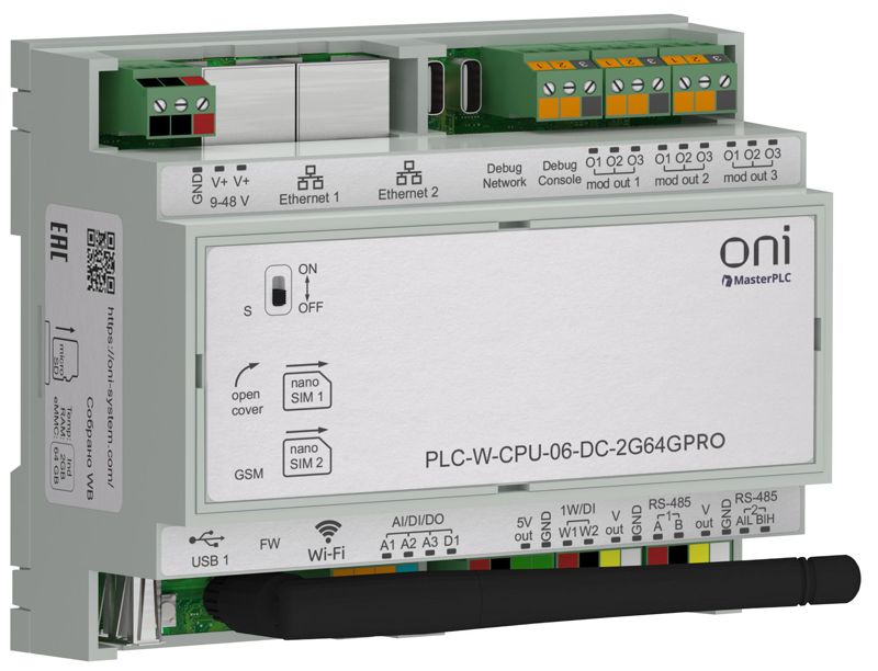 Процессорный модуль программируемого логического контроллера