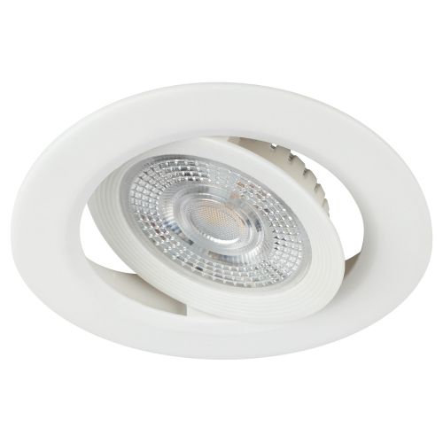 Светильник светодиодный KL LED 25A-5 4K WH SET 10 5Вт 4000К IP20 встраив. круглый поворотн. бел. (уп.10шт) Эра Б0070938