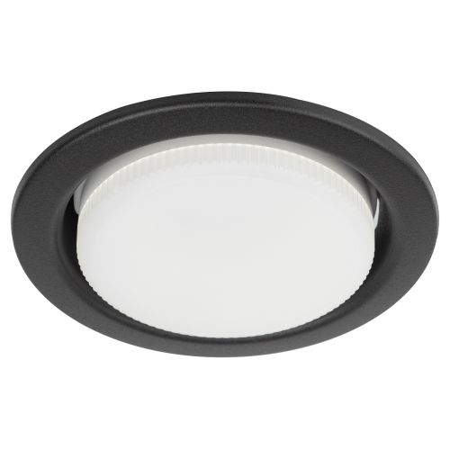 Светильник KL35 SBK (к) Set 10 GX53 IP20 под лампу встраив. с термокольцом черн. матов. (уп.10шт) Эра Б0071343