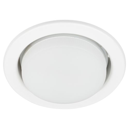 Светильник KL35 WH /1 (к) Set 5 GX53 IP20 под лампу встраив. с термокольцом бел. (уп.5шт) Эра Б0071342