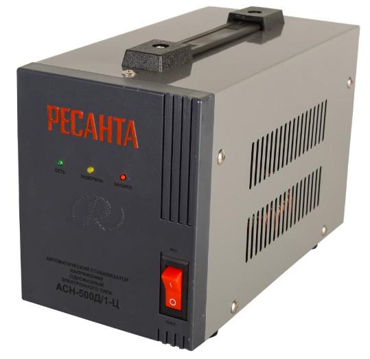 Стабилизатор напряжения АСН-500Д/1-Ц Ресанта 63/6/37