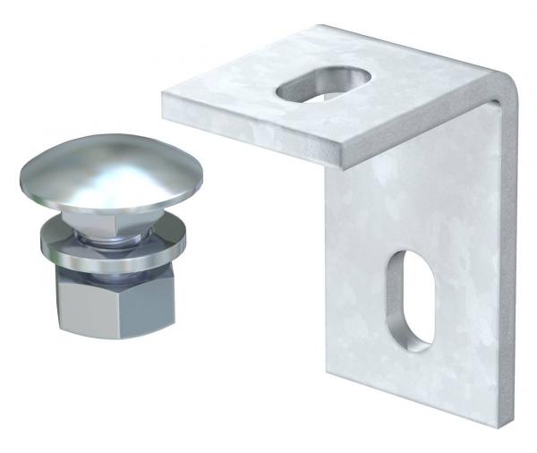 Уголок крепежный универс. 70х50х40 BW 70 40 FT с крепежным комплектом FRS сталь гор. оцинк. OBO 6019706