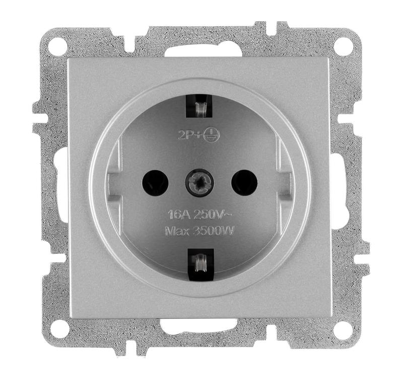 Розетка 1-м с заземл. механизм LAVIN/KAREN сер. ARVIA 50 03 2000 217