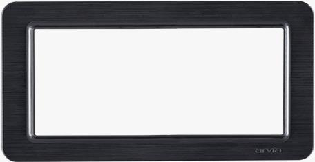 Рамка двойная для розетки LAVIN черн. ARVIA 21 25 4000 027