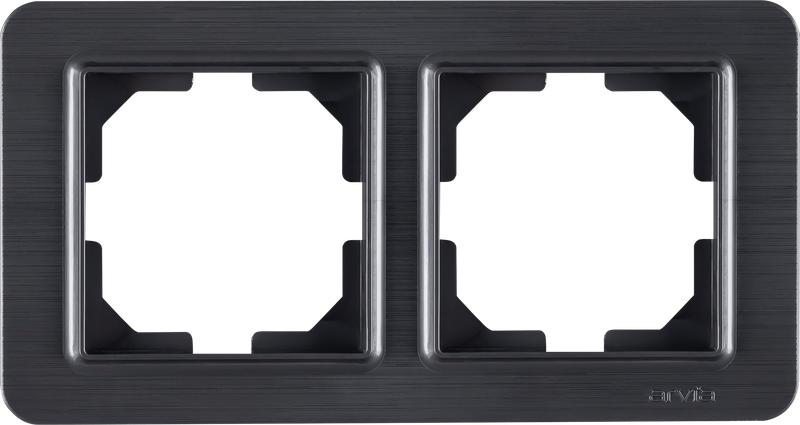 Рамка 2-м LAVIN антрацит ARVIA 21 26 4000 022