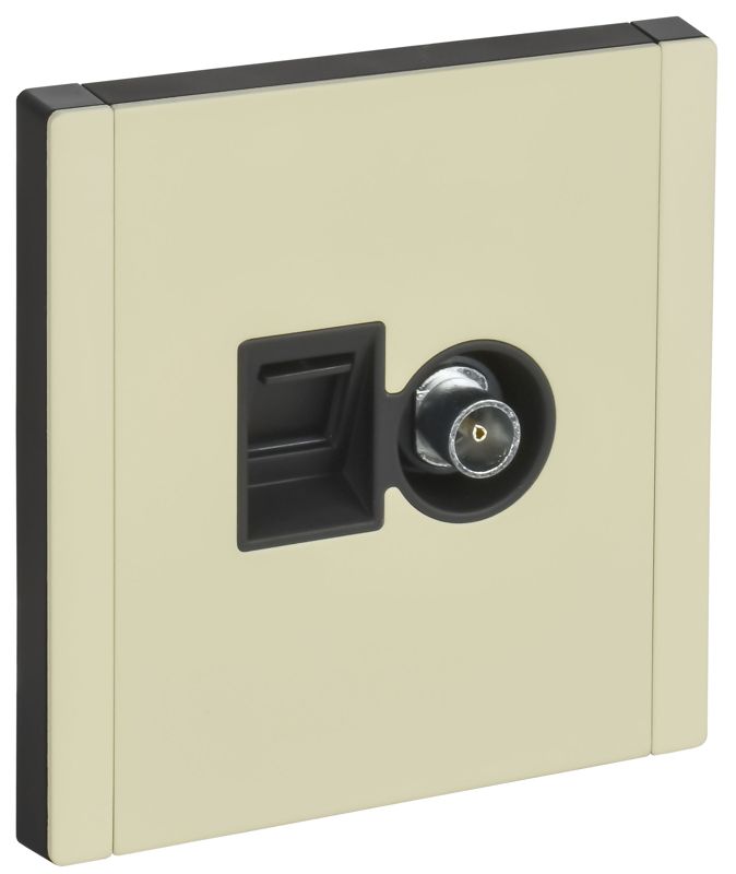 Розетка 1-местн. FORTE&PIANO с з/к/ш с кр. б/к 16А IP44 FP719M никель металл IEK FP-AK20-1-M-K41