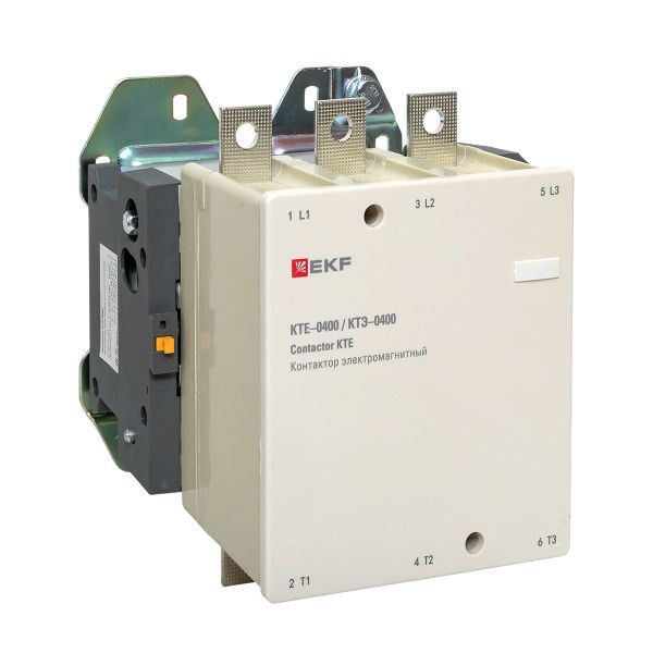 Контактор КТЭ 400А кат. 380В AC 1НО EKF ctr-b-400-380