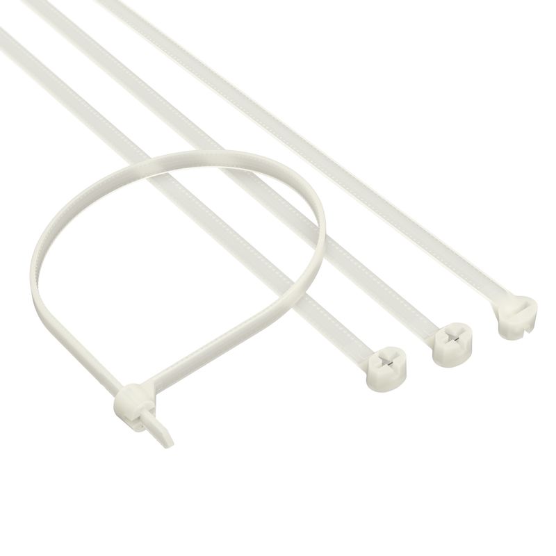 Хомут кабельный 3.6х300 P6.6 с двойн. замком бел. (уп.100шт) DKC 21210SR