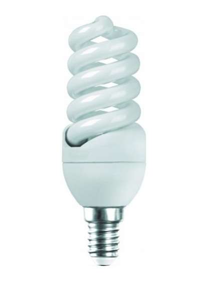 Лампа люминесцентная компакт. LH FS T2 M 9Вт E14 спиральная 6400К Camelion 10600