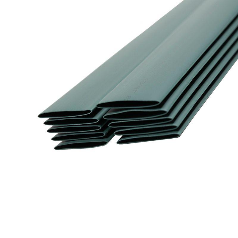 Трубка термоусадочная ТУТ нг 20.0/10.0 зел. 1м REXANT 22-0003