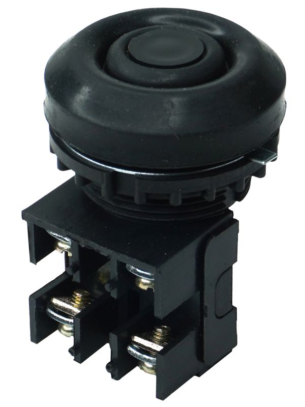 Кнопка ВК-30-10-11110-54/1з+1р черн. 10А IP54 Электротехник ET052701