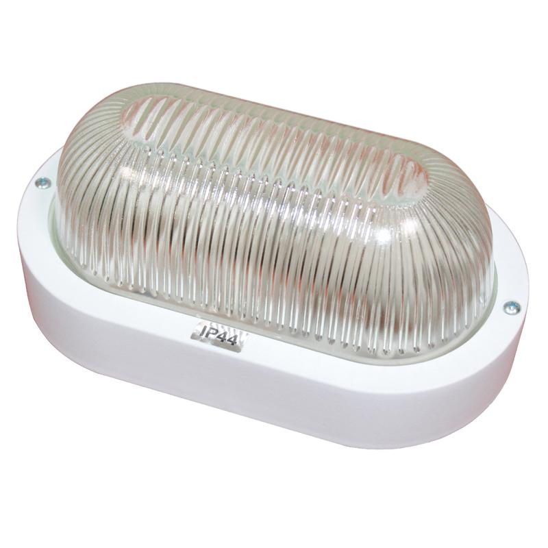 Светильник НБО 23-60-005 "Фарпласт" овал 1х60Вт E27 IP44 корпус бел. Элетех 1005500599