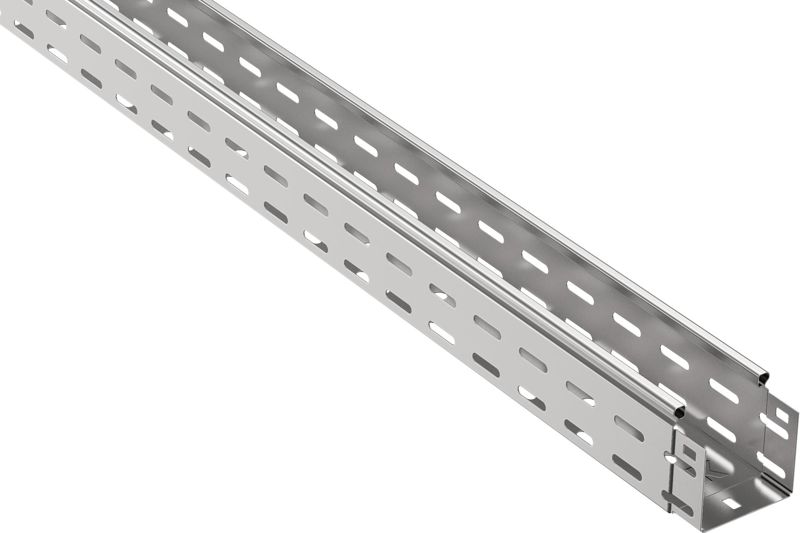 Лоток листовой перфорир. 100х80 L3000 сталь 0.7мм IEK CLP10-080-100-3