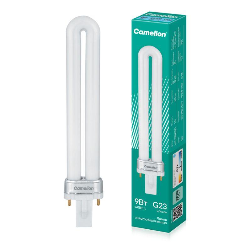 Лампа люминесцентная компакт. LH 9Вт-U/842 9Вт G23 4200К 220В универс. Camelion 2288