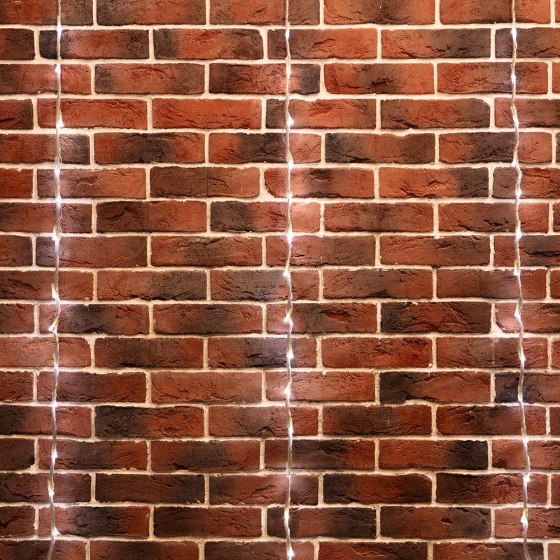 Гирлянда светодиодная "Светодиодный Дождь" 2х9м 480LED бел. 40Вт 24В IP65 эффект водопада с контроллером трансф. в компл. провод прозр. Neon-Night 235-495