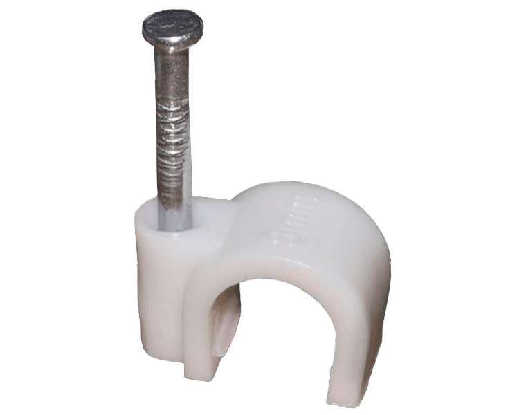 Скоба крепежная с гвоздем d6мм (уп.50шт) Передовик 31003/31019