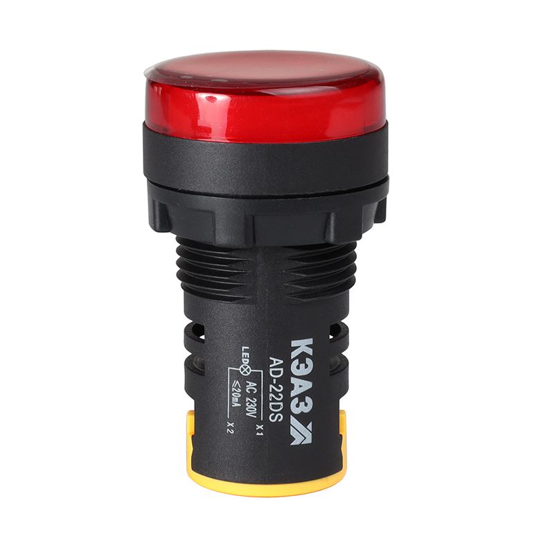 Лампа AD22DS(LED) матрица 22мм 230В крас. КЭАЗ 238566