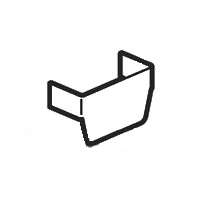 Угол Т-образный 100х50 бел. Classic Quintela 888124