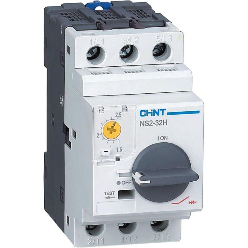 Выключатель автоматический защиты двигателя NS2-32H 2.5-4А с поворотной ручкой (R) CHINT 253599